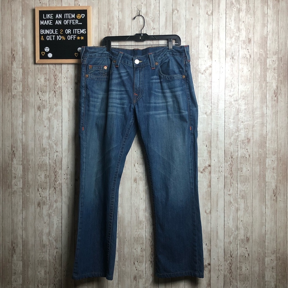 True Religion Straight Leg Denim Jeans